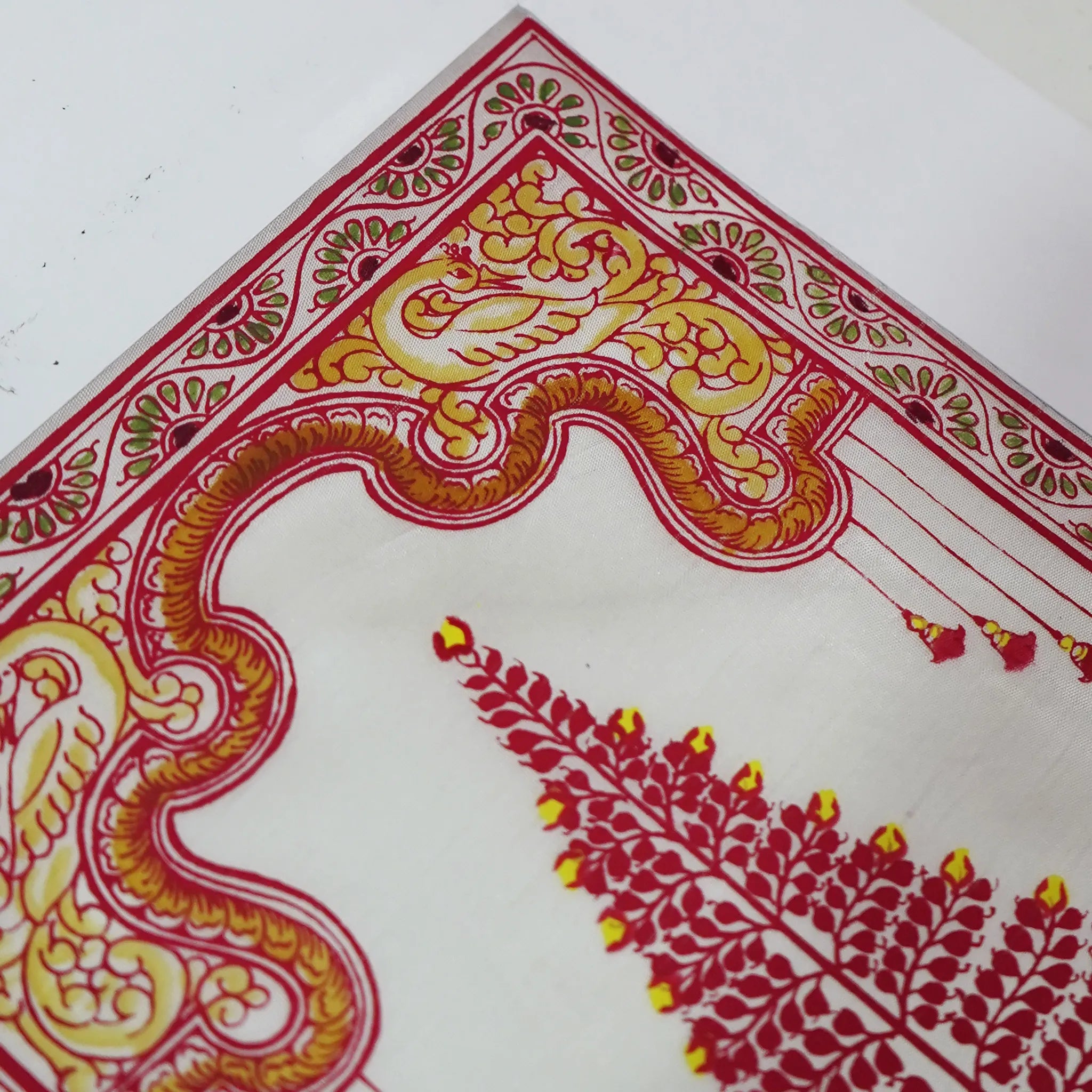 Pattachitra Red Tree of Life